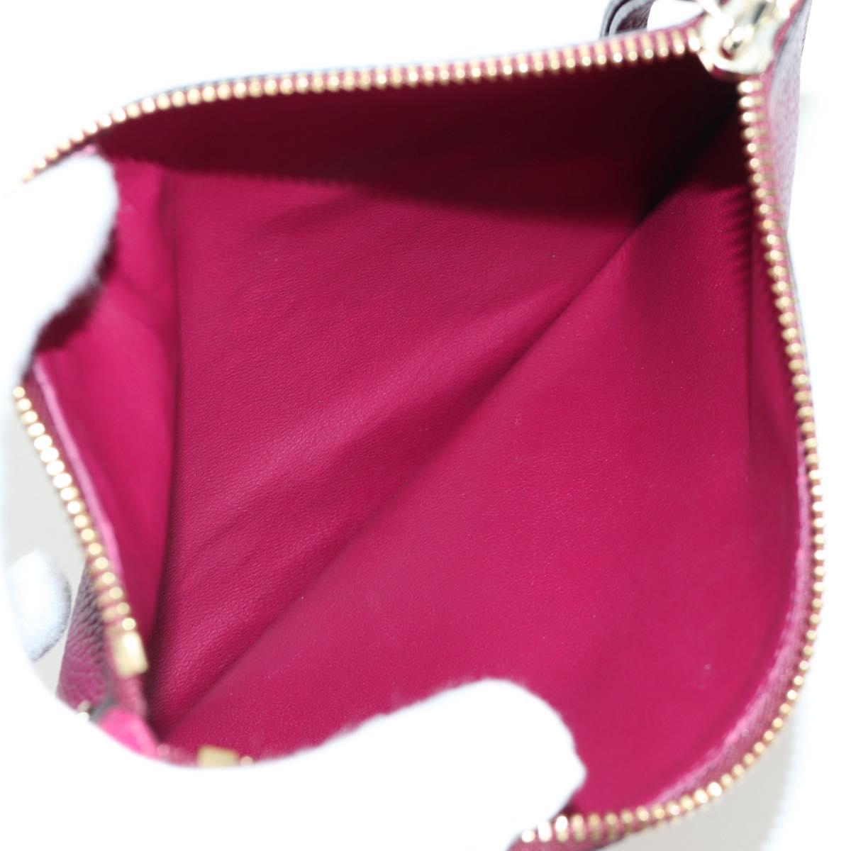 Salvatore Ferragamo Gancini Hand Bag Leather 2way Purple Gold Auth 171454A