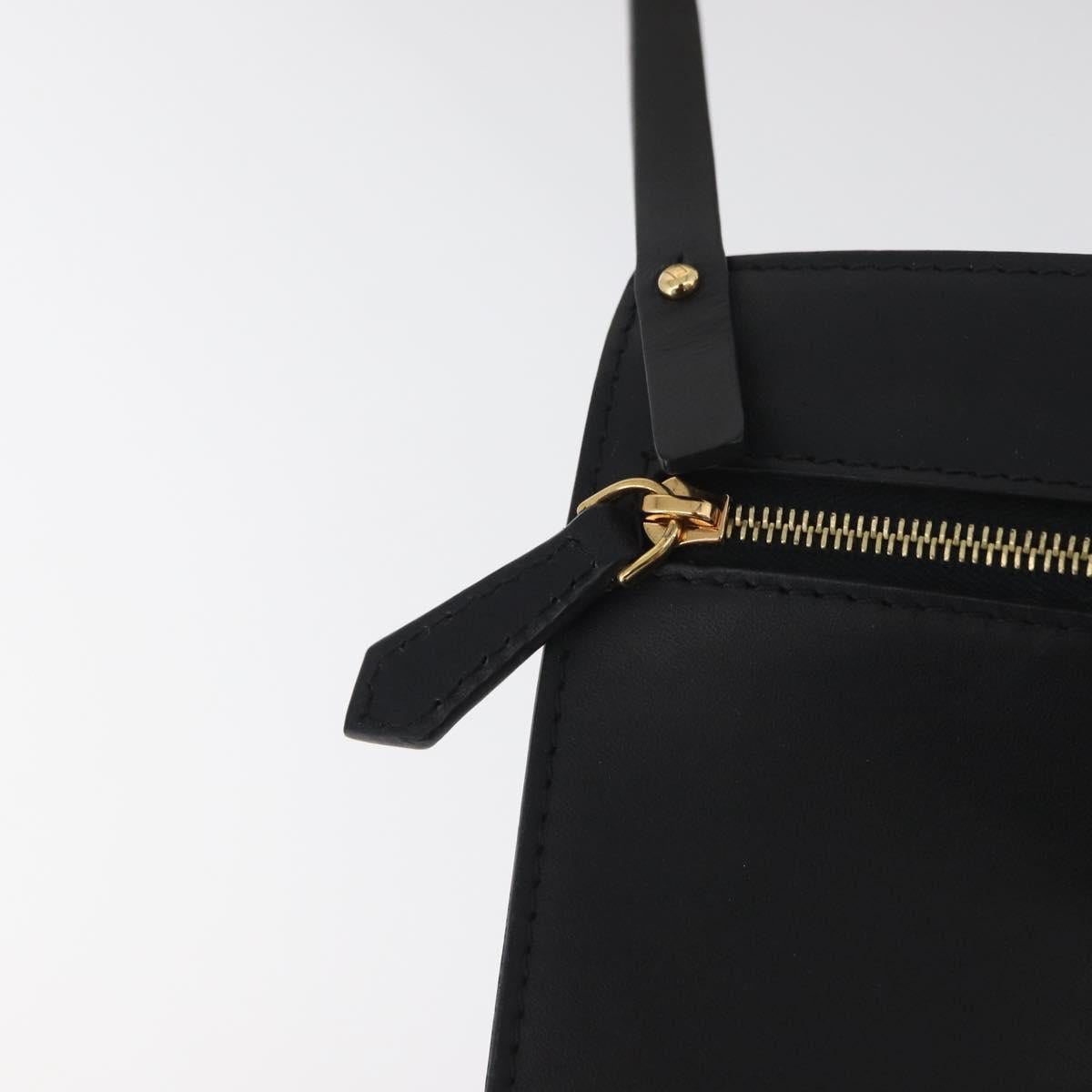 FENDI Hand Bag Canvas Beige Auth 171462V
