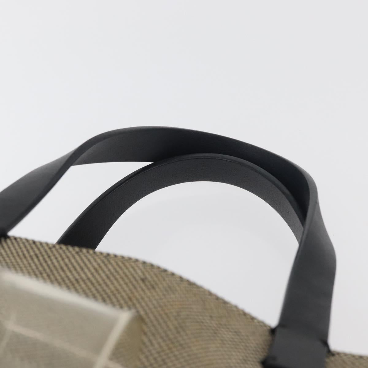 FENDI Hand Bag Canvas Beige Auth 171462V
