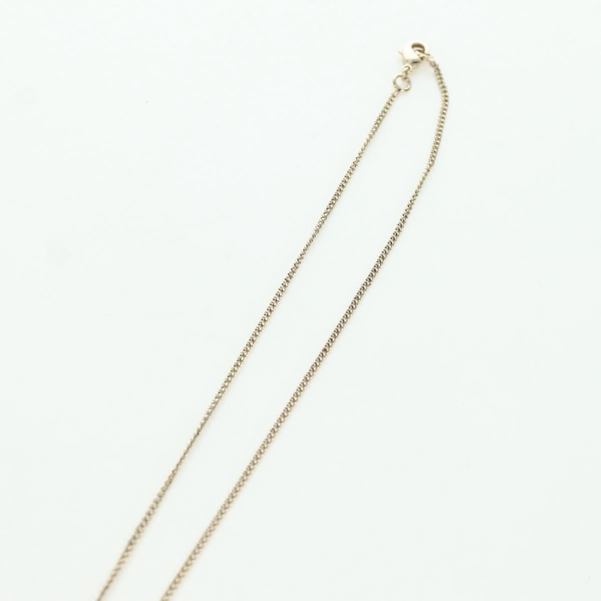 CHANEL COCO Mark Necklace Necklace metal Champagne Gold CC Auth 171474SAM