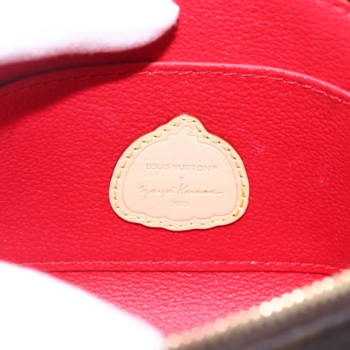 LOUIS VUITTON Monogram Yayoi Kusama Pochette Cosmetic PM M81895 LV Auth 171488SM