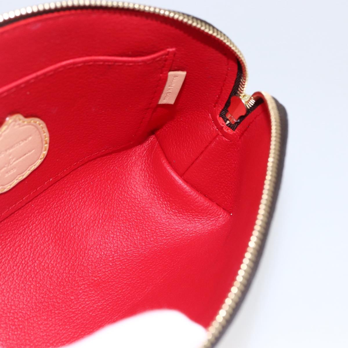 LOUIS VUITTON Monogram Yayoi Kusama Pochette Cosmetic PM M81895 LV Auth 171488SM