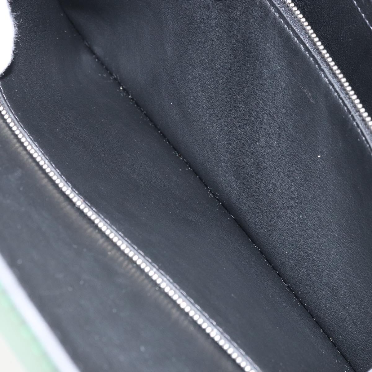 LOUIS VUITTON Epi Blade Clutch Bag Green LV Auth 171504SM