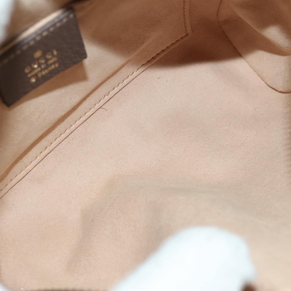 GUCCI GG Supreme Shoulder Bag PVC Beige Gold 648124 Auth 171510SM