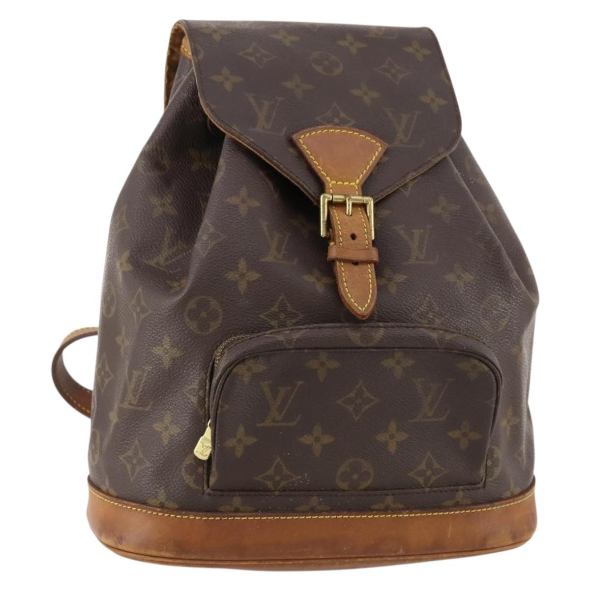LOUIS VUITTON Monogram Montsouris MM Backpack M51136 LV Auth 171516A