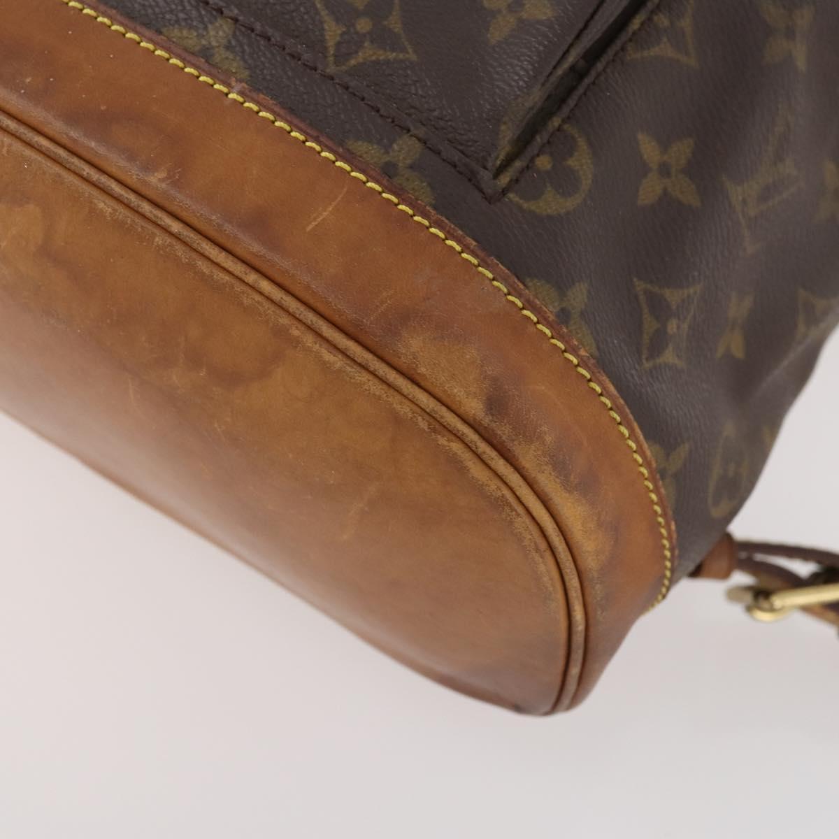 LOUIS VUITTON Monogram Montsouris MM Backpack M51136 LV Auth 171516A