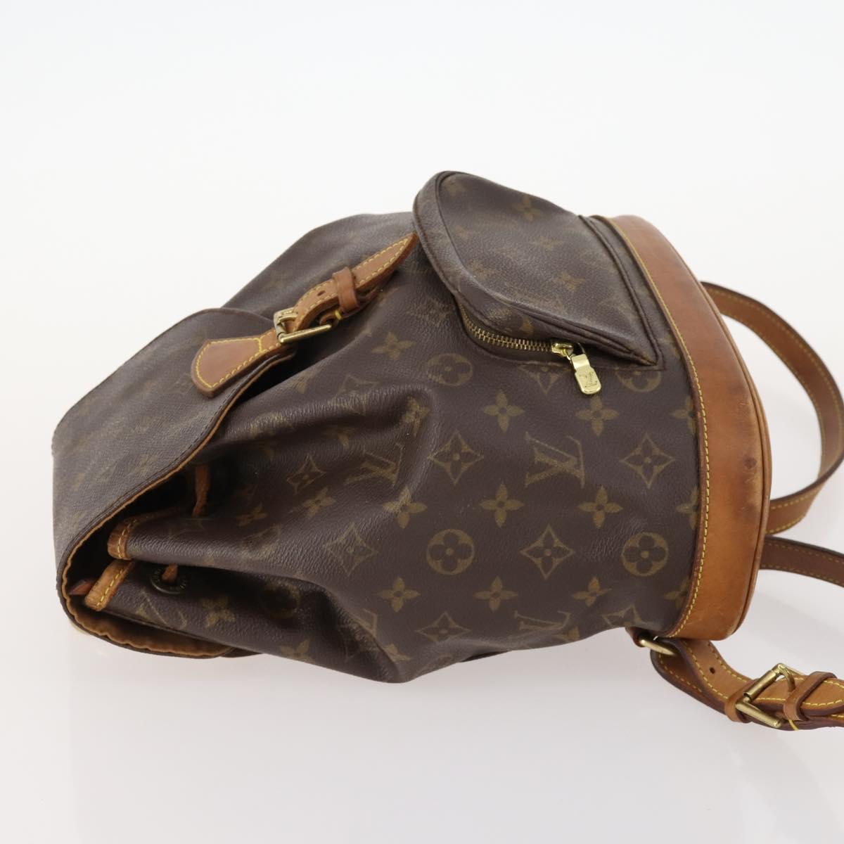 LOUIS VUITTON Monogram Montsouris MM Backpack M51136 LV Auth 171516A