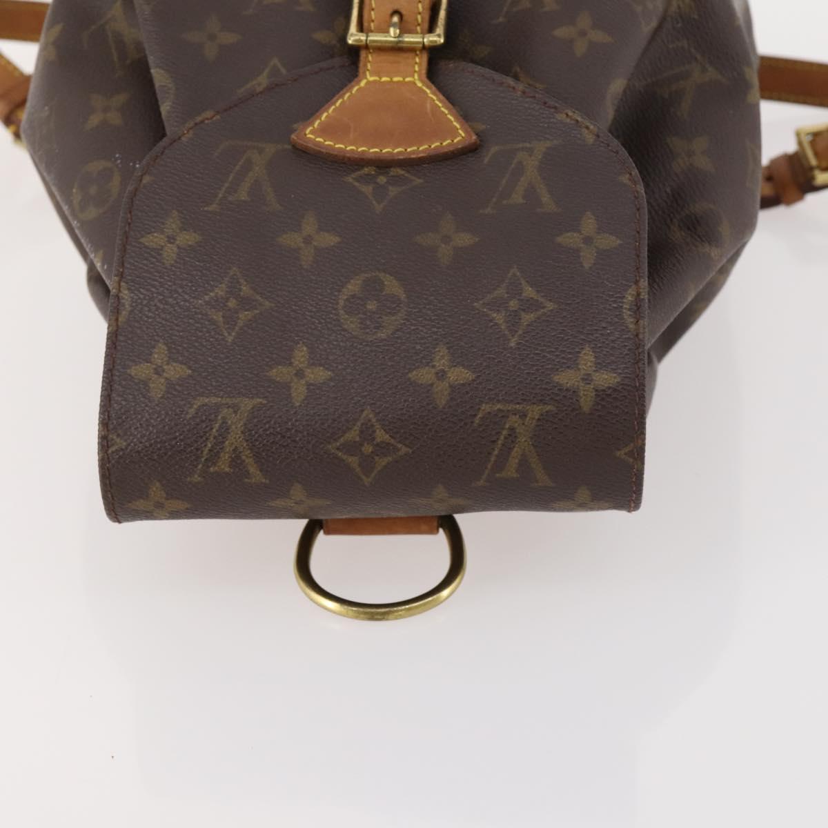LOUIS VUITTON Monogram Montsouris MM Backpack M51136 LV Auth 171516A