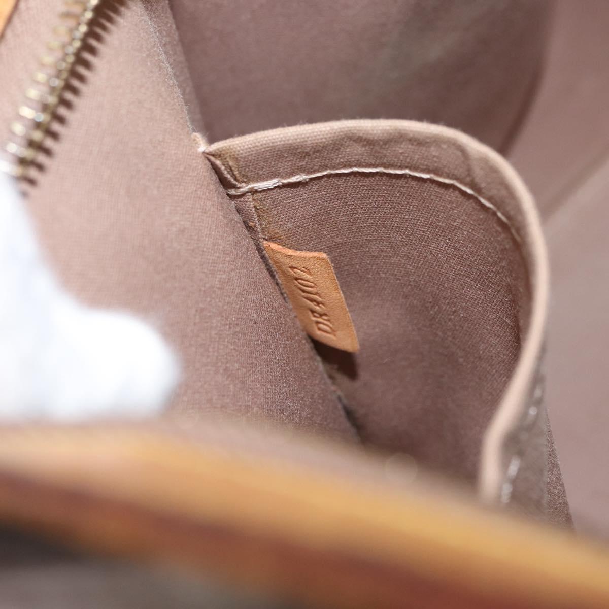 LOUIS VUITTON Vernis Blair MM Hand Bag 2way Beige Poodle M91755 LV Auth 171519
