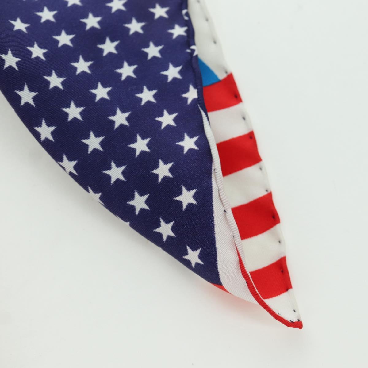 LOUIS VUITTON Bijoux Sac Flags Charm Silk Multicolor MP2485 LV Auth 171534SAM