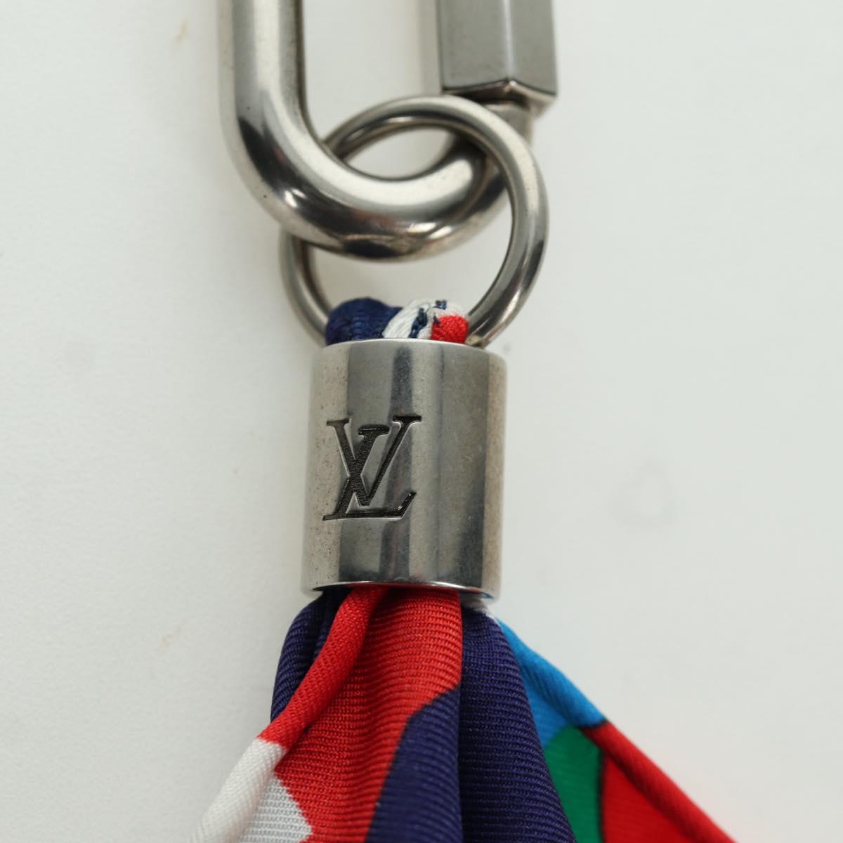 LOUIS VUITTON Bijoux Sac Flags Charm Silk Multicolor MP2485 LV Auth 171534SAM