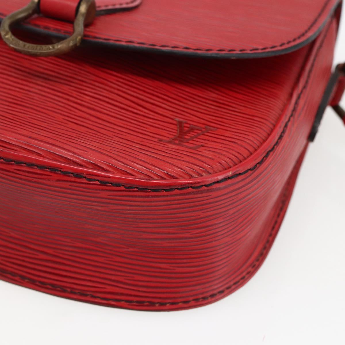 LOUIS VUITTON Epi Saint Cloud PM Shoulder Bag Red M52217 LV Auth 171556