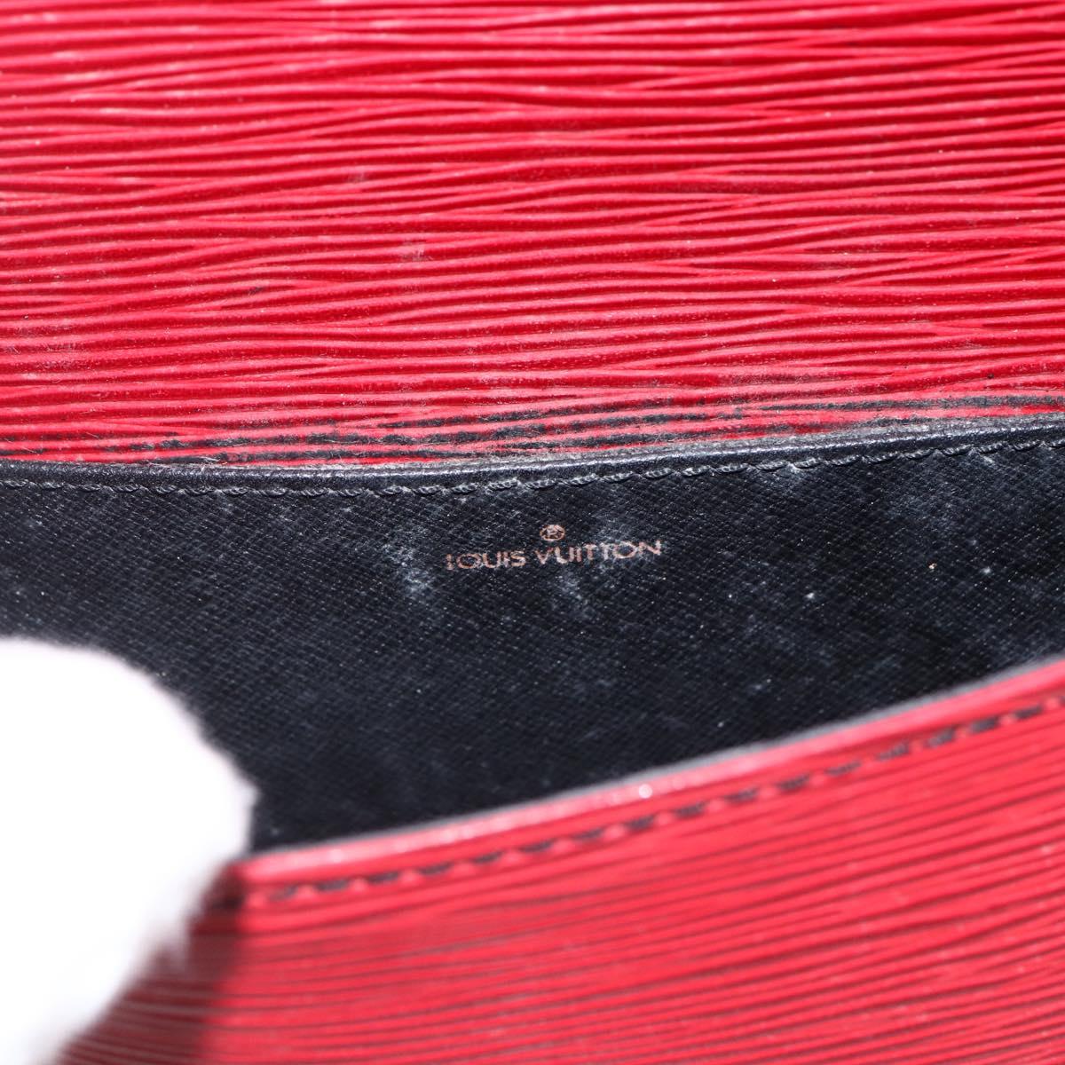 LOUIS VUITTON Epi Saint Cloud PM Shoulder Bag Red M52217 LV Auth 171556