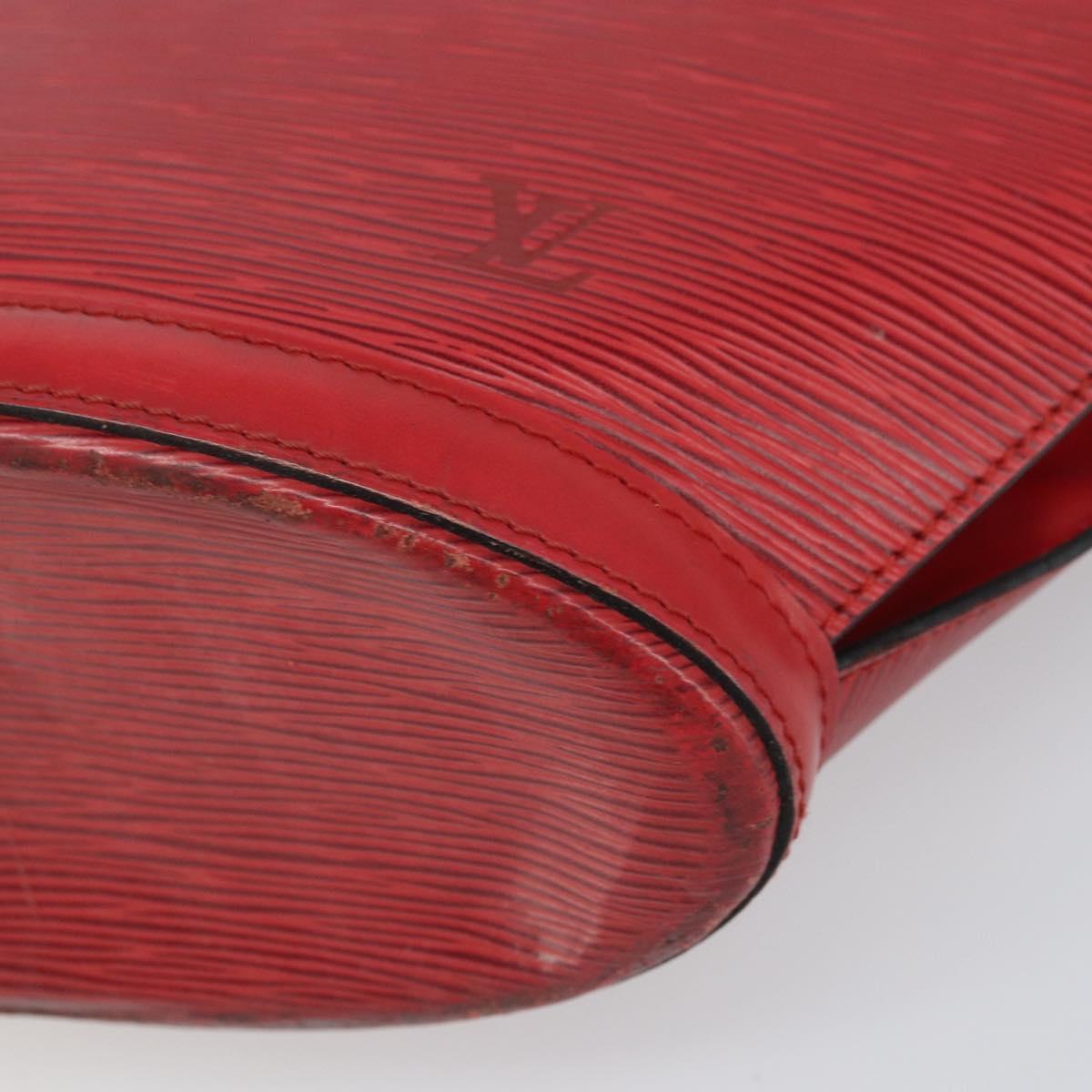 LOUIS VUITTON Epi Saint Jacques Shoulder Bag Red M52277 LV Auth 171557