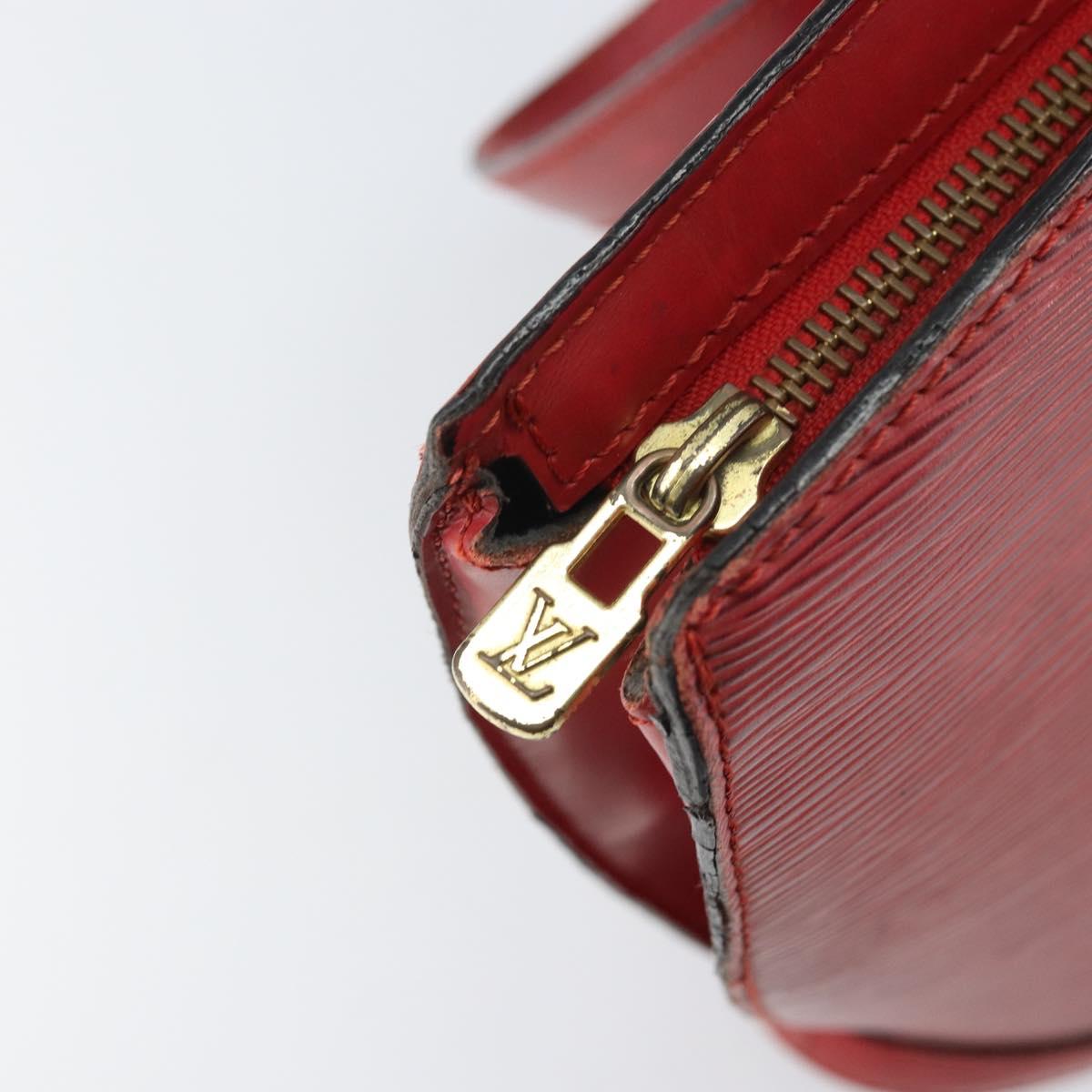 LOUIS VUITTON Epi Saint Jacques Shoulder Bag Red M52277 LV Auth 171557