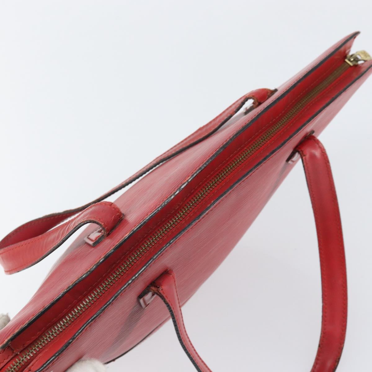 LOUIS VUITTON Epi Saint Jacques Shoulder Bag Red M52277 LV Auth 171557
