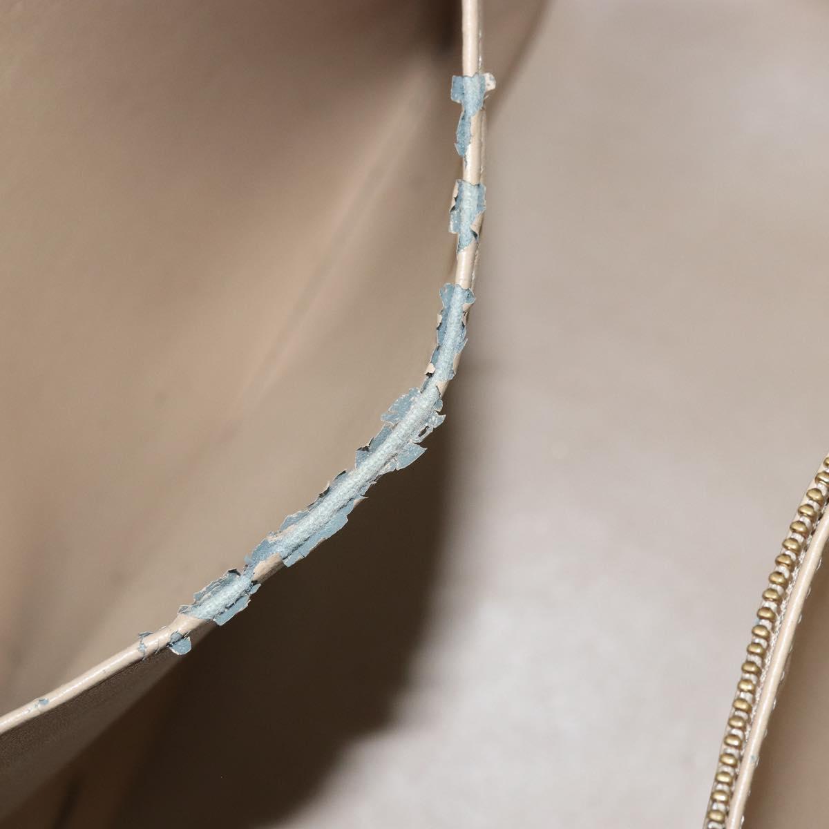 LOUIS VUITTON Monogram Vernis Houston Hand Bag Beige M91004 LV Auth 171561