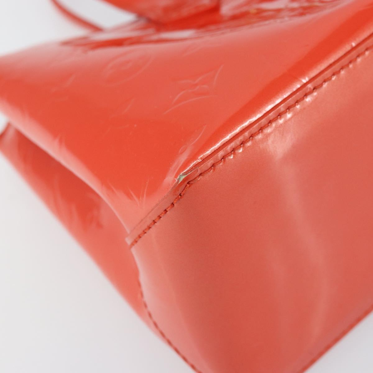 LOUIS VUITTON Monogram Vernis Wilshire PM Bag Orenge Sunset M93644 Auth 171567