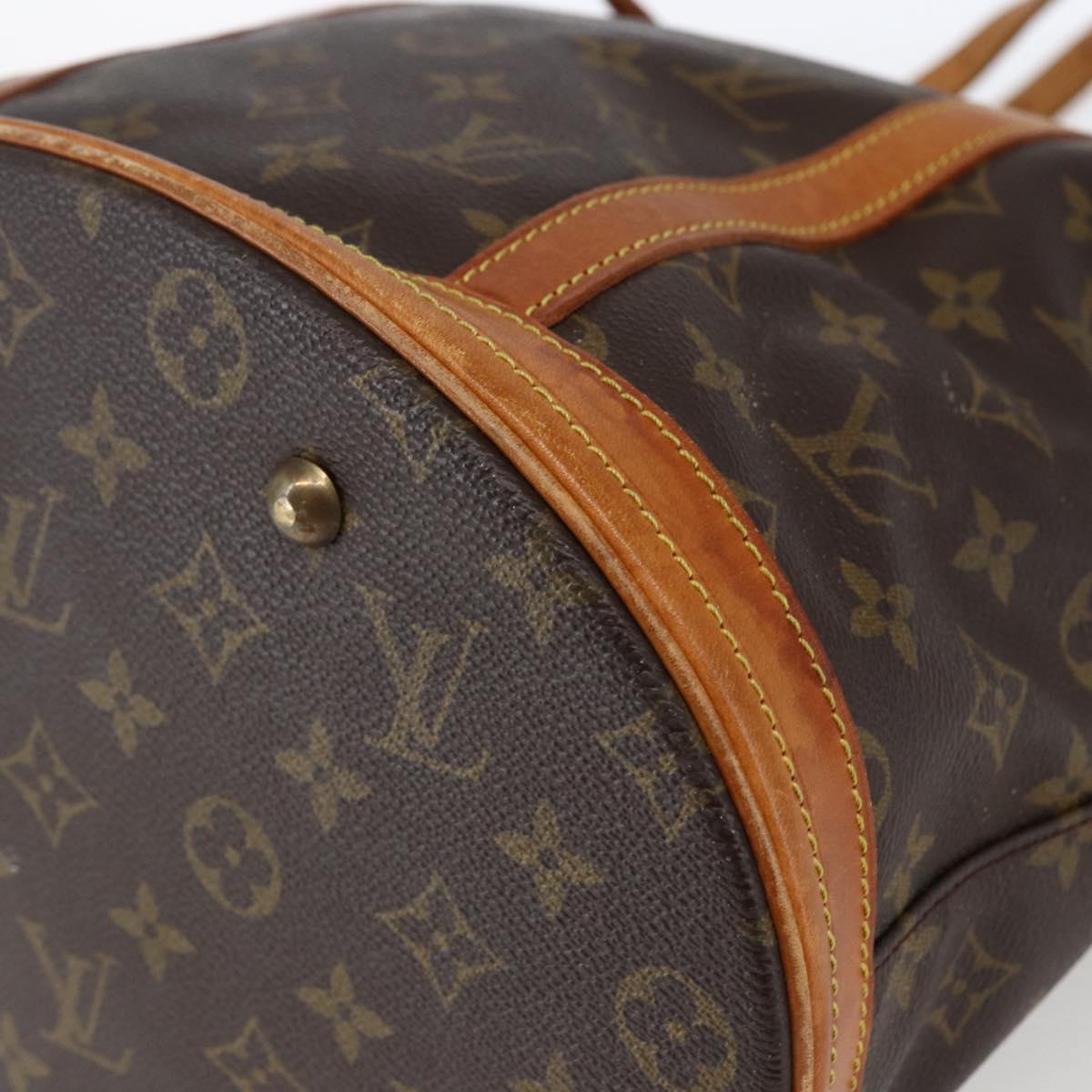 LOUIS VUITTON Monogram Bucket GM Shoulder Bag M42236 LV Auth 171580
