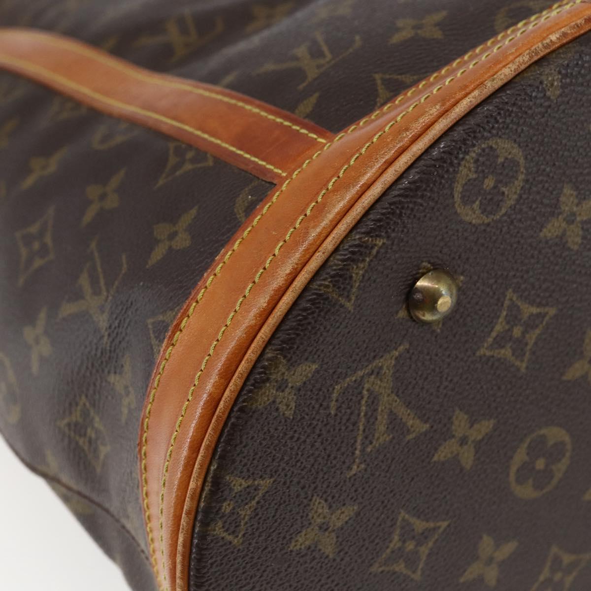LOUIS VUITTON Monogram Bucket GM Shoulder Bag M42236 LV Auth 171580