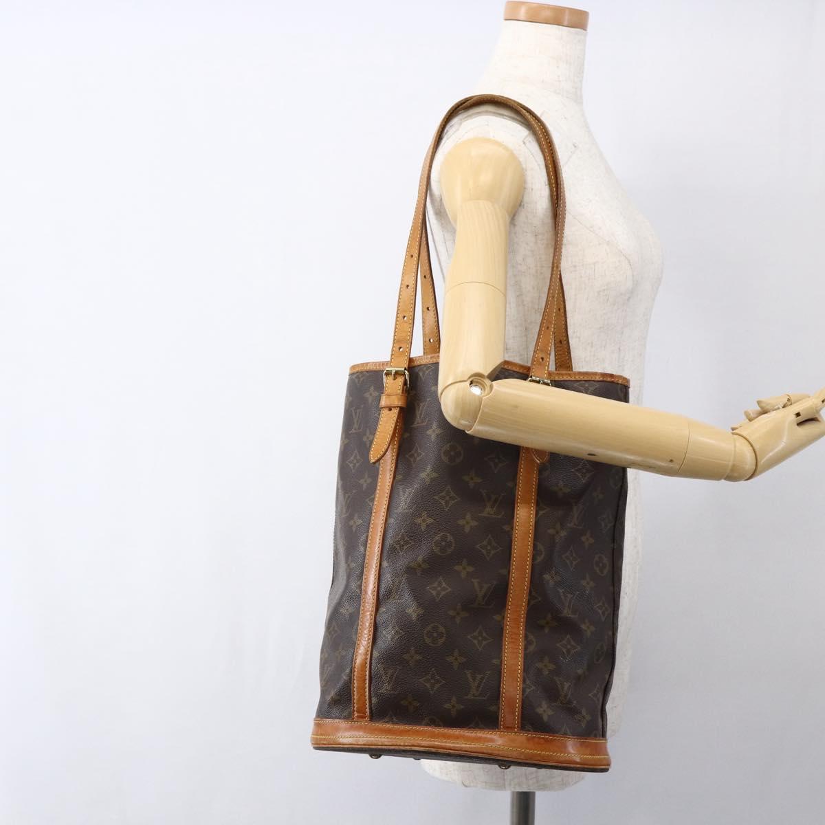 LOUIS VUITTON Monogram Bucket GM Shoulder Bag M42236 LV Auth 171580