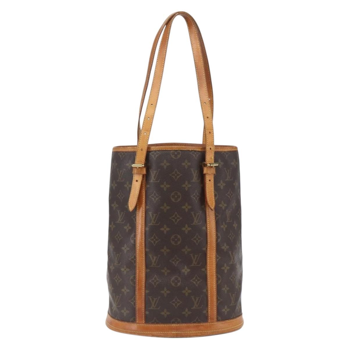 LOUIS VUITTON Monogram Bucket GM Shoulder Bag M42236 LV Auth 171580