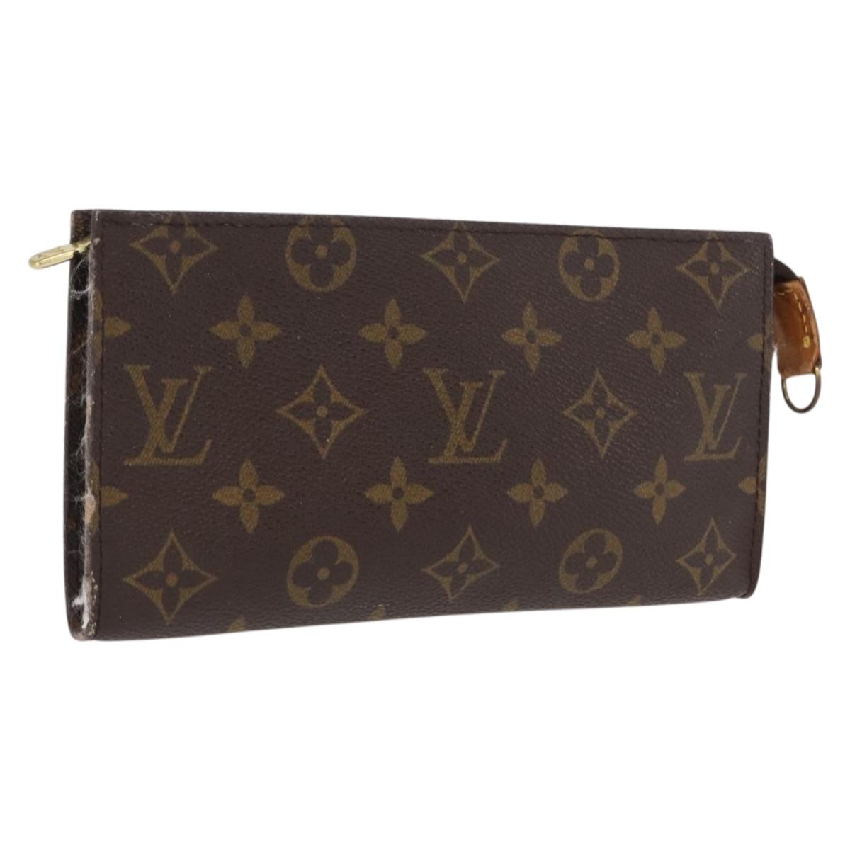 LOUIS VUITTON Monogram Bucket GM Accessory Pouch LV Auth 171581