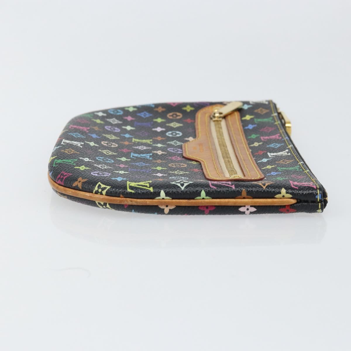 LOUIS VUITTON Monogram Multicolor Pochette GM Pouch Black M60027 LV Auth 171588
