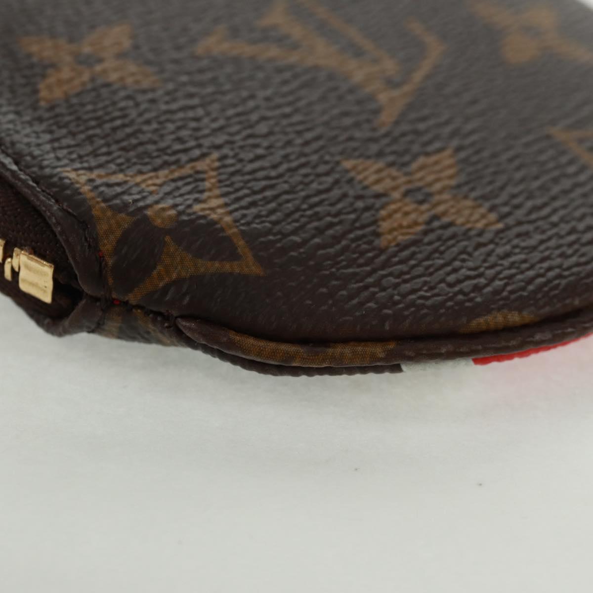 LOUIS VUITTON 2017 Christmas Only Porte Monnaie Ron Purse M62088 LV Auth 171594M