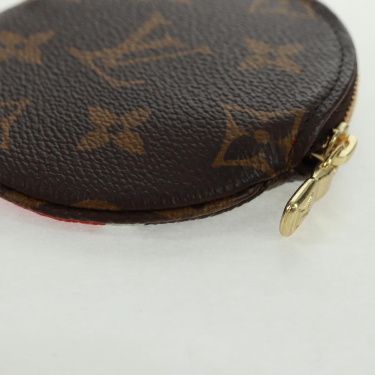 LOUIS VUITTON 2017 Christmas Only Porte Monnaie Ron Purse M62088 LV Auth 171594M