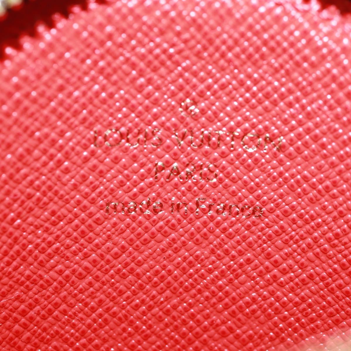 LOUIS VUITTON 2017 Christmas Only Porte Monnaie Ron Purse M62088 LV Auth 171594M