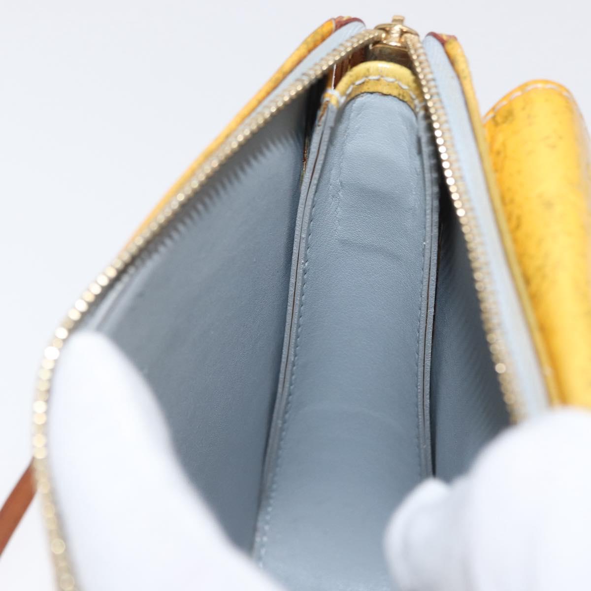 LOUIS VUITTON Monogram Vernis Motto Accessory Pouch Gris M91030 LV Auth 171606