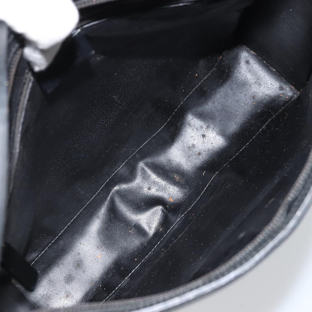 GUCCI Hand Bag Leather Black 001 3066 Auth 171640