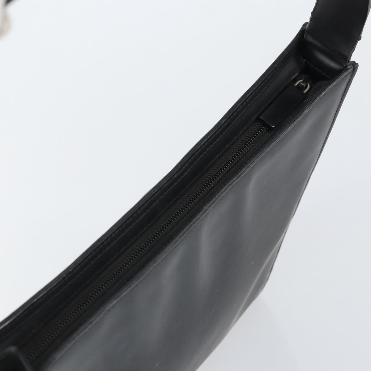 GUCCI Hand Bag Leather Black 001 3066 Auth 171640