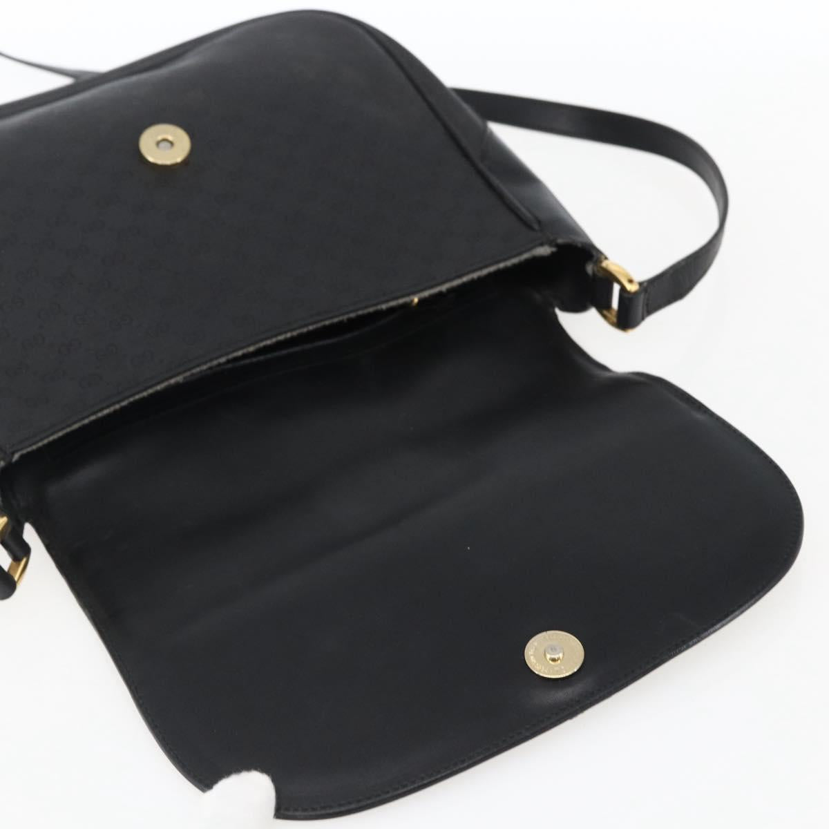 GUCCI Micro GG Supreme Web Sherry Line Bag PVC Black 001 115 0914 Auth 171663