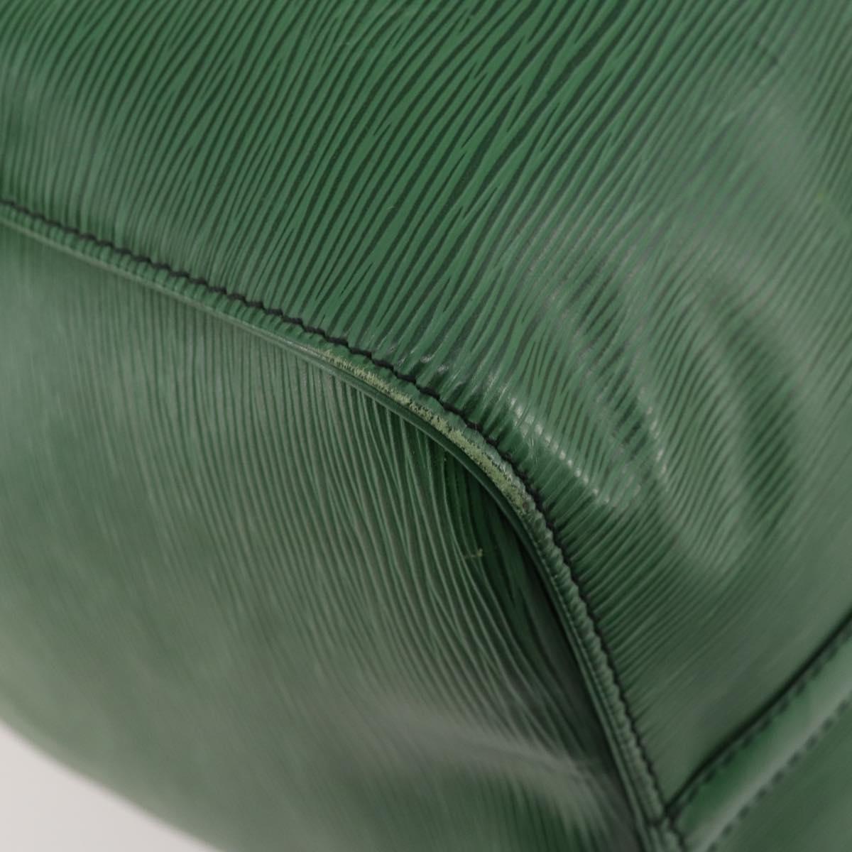 LOUIS VUITTON Epi Keepall 50 Boston Bag Green M42964 LV Auth 171672
