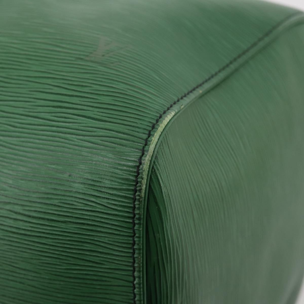 LOUIS VUITTON Epi Keepall 50 Boston Bag Green M42964 LV Auth 171672