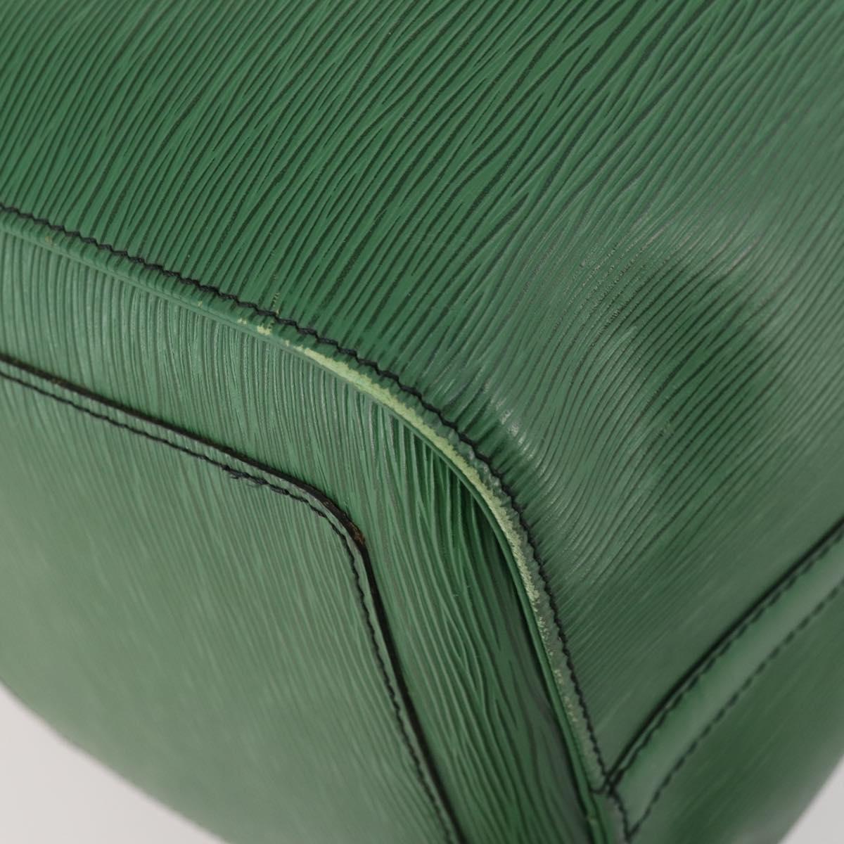 LOUIS VUITTON Epi Keepall 50 Boston Bag Green M42964 LV Auth 171672