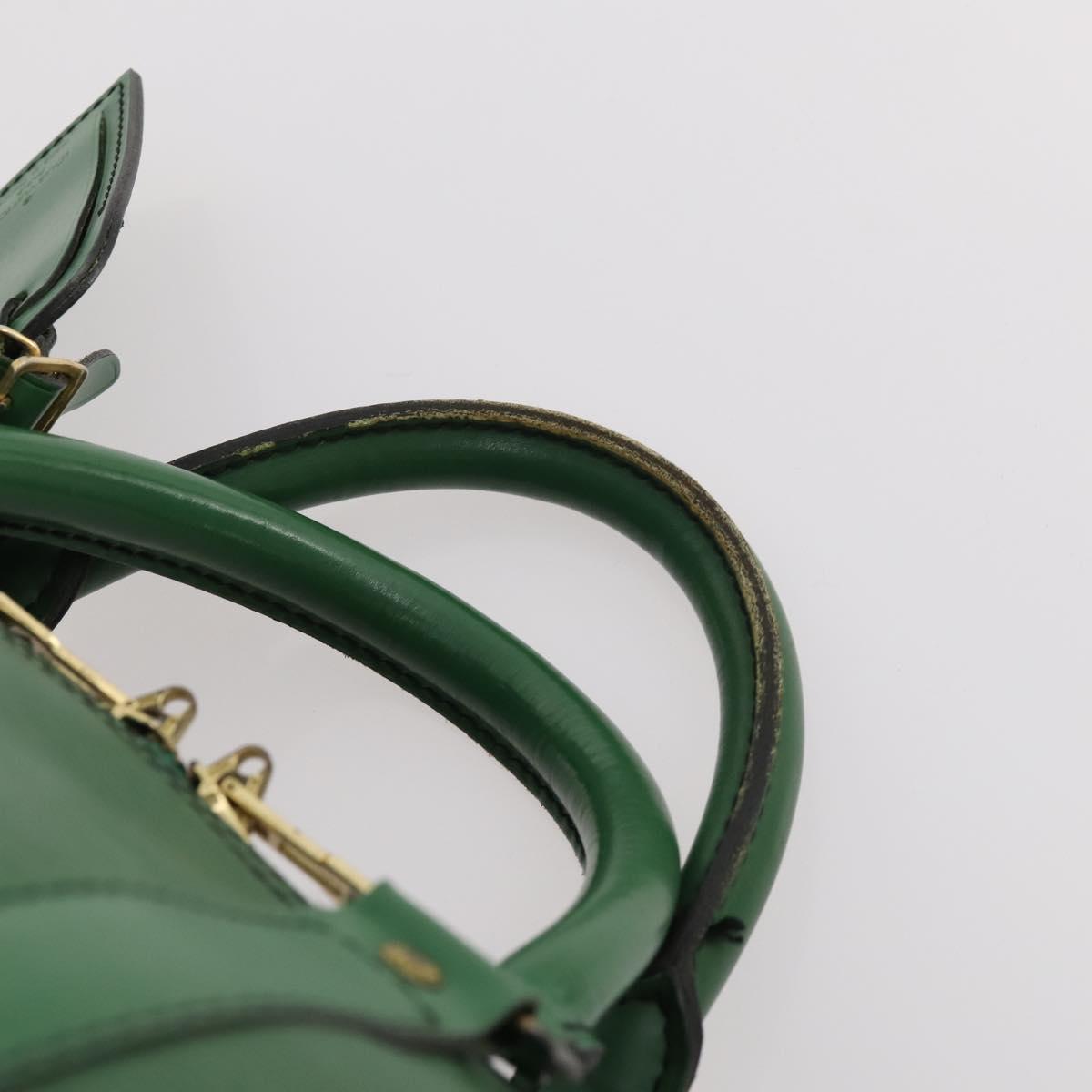 LOUIS VUITTON Epi Keepall 50 Boston Bag Green M42964 LV Auth 171672