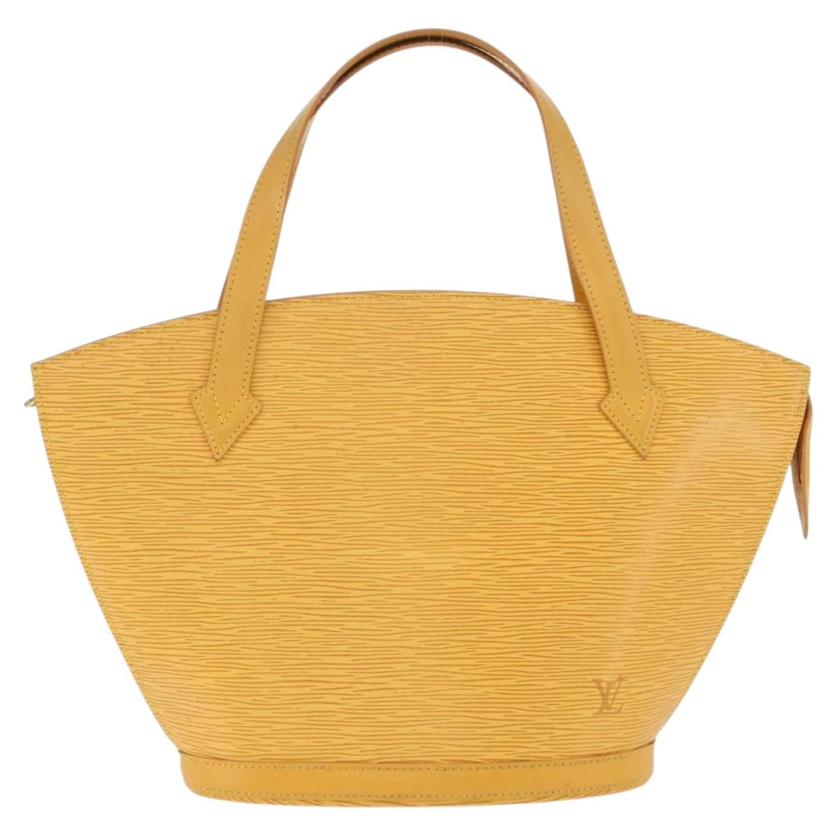 LOUIS VUITTON Epi Saint Jacques Shopping Shoulder Bag Yellow M52269 Auth 171683