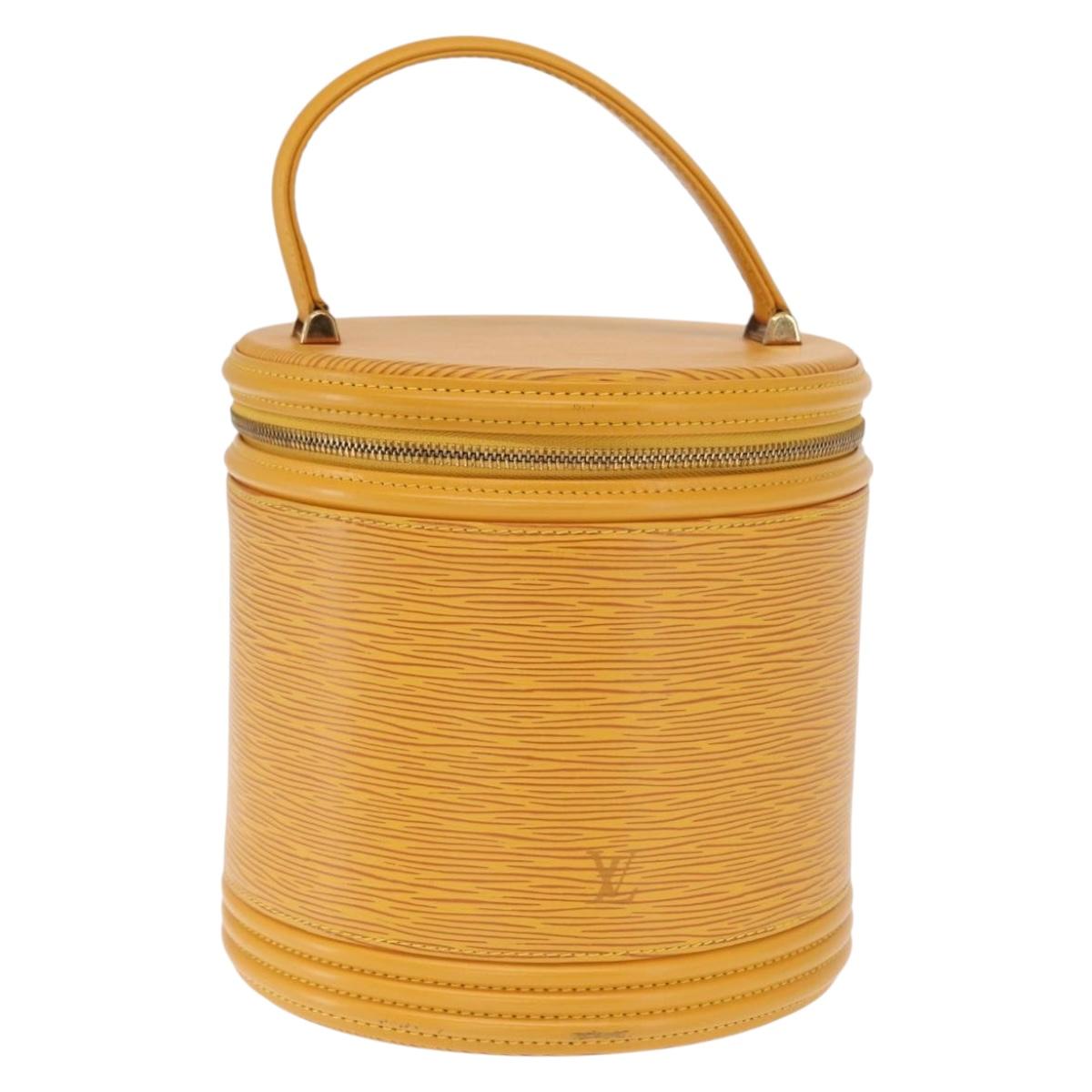LOUIS VUITTON Epi Cannes Hand Bag Yellow M48039 LV Auth 171684