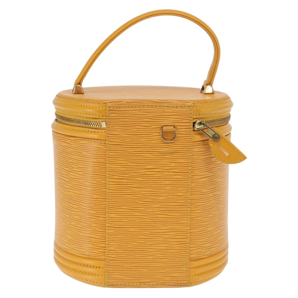 LOUIS VUITTON Epi Cannes Hand Bag Yellow M48039 LV Auth 171684
