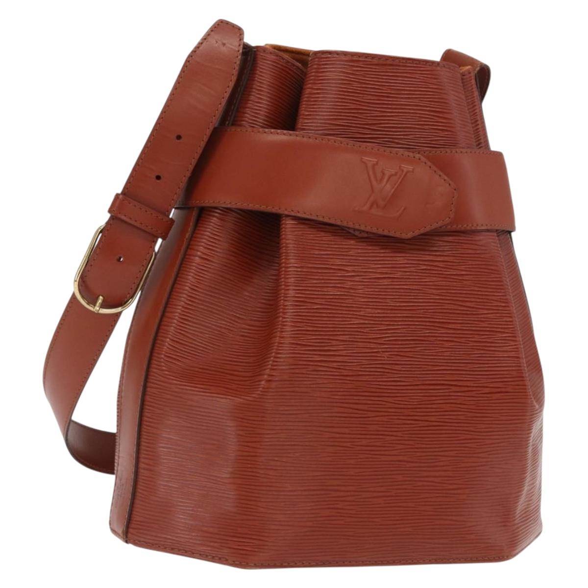 LOUIS VUITTON Epi Sac de Paul PM Shoulder Bag Brown M80203 LV Auth 171685