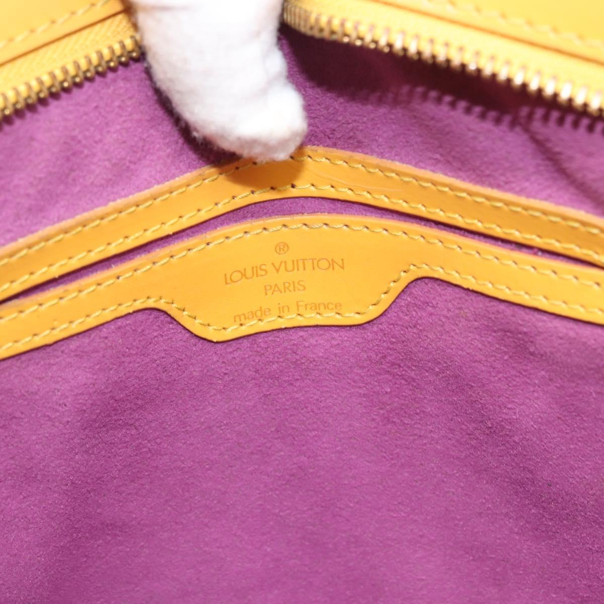 LOUIS VUITTON Epi Saint Jacques Shopping Shoulder Bag Yellow M52269 Auth 171686