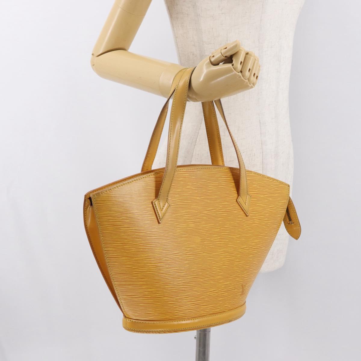 LOUIS VUITTON Epi Saint Jacques Shopping Shoulder Bag Yellow M52269 Auth 171686
