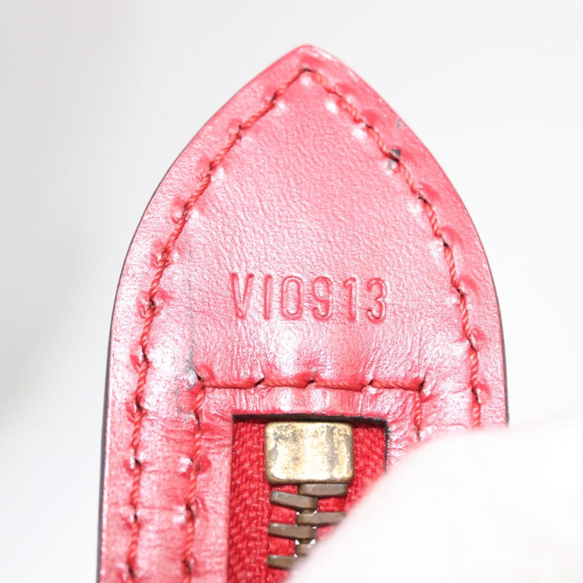 LOUIS VUITTON Epi Saint Jacques Shopping Shoulder Bag Red M52277 LV Auth 171688