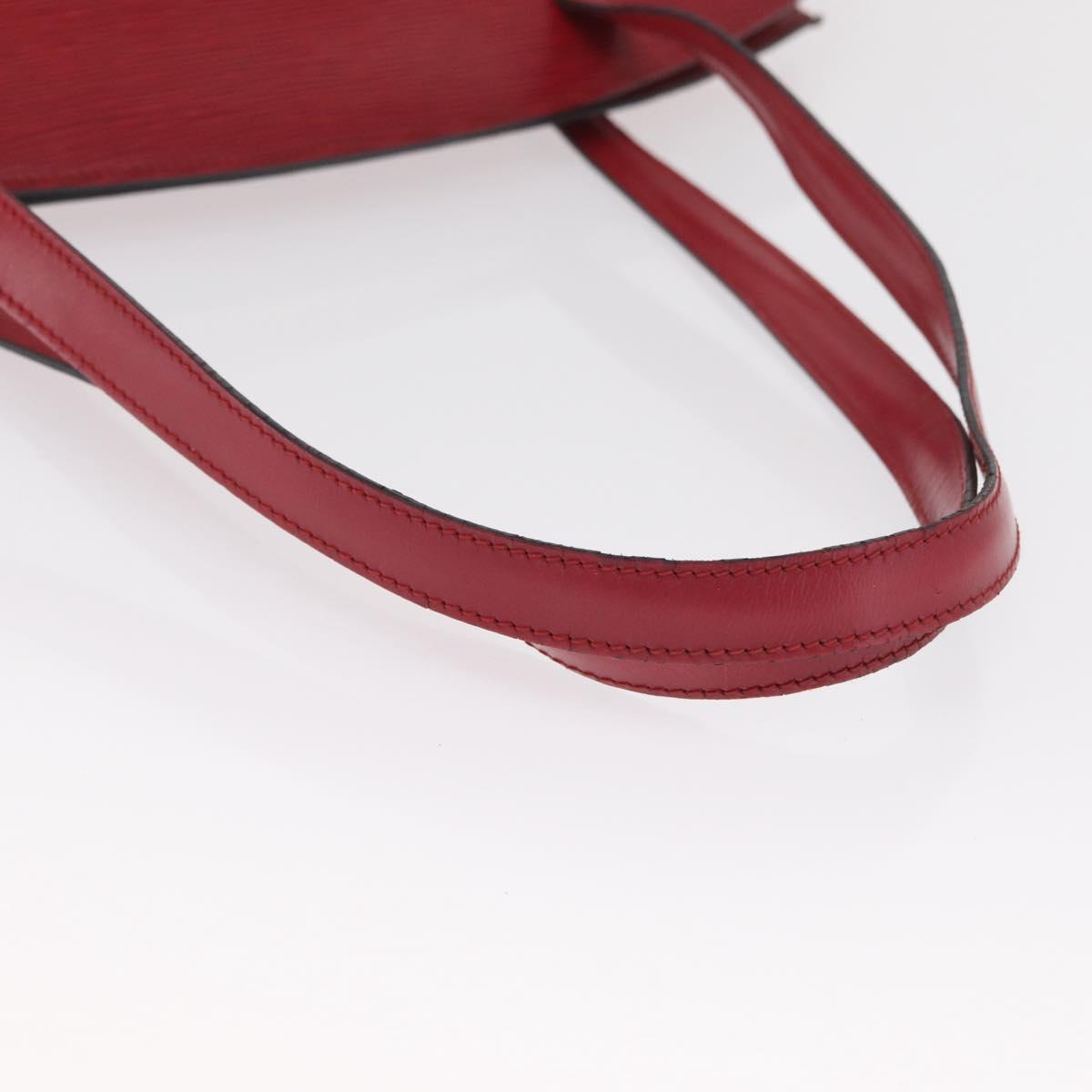 LOUIS VUITTON Epi Saint Jacques Shopping Shoulder Bag Red M52277 LV Auth 171688