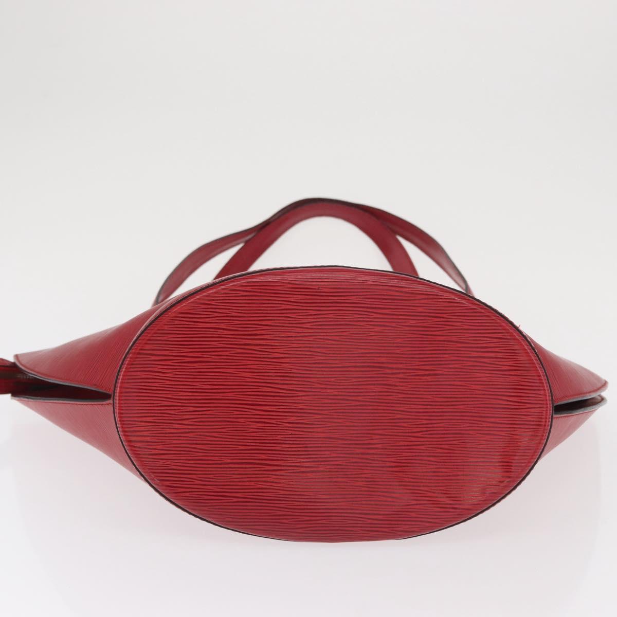 LOUIS VUITTON Epi Saint Jacques Shopping Shoulder Bag Red M52277 LV Auth 171688