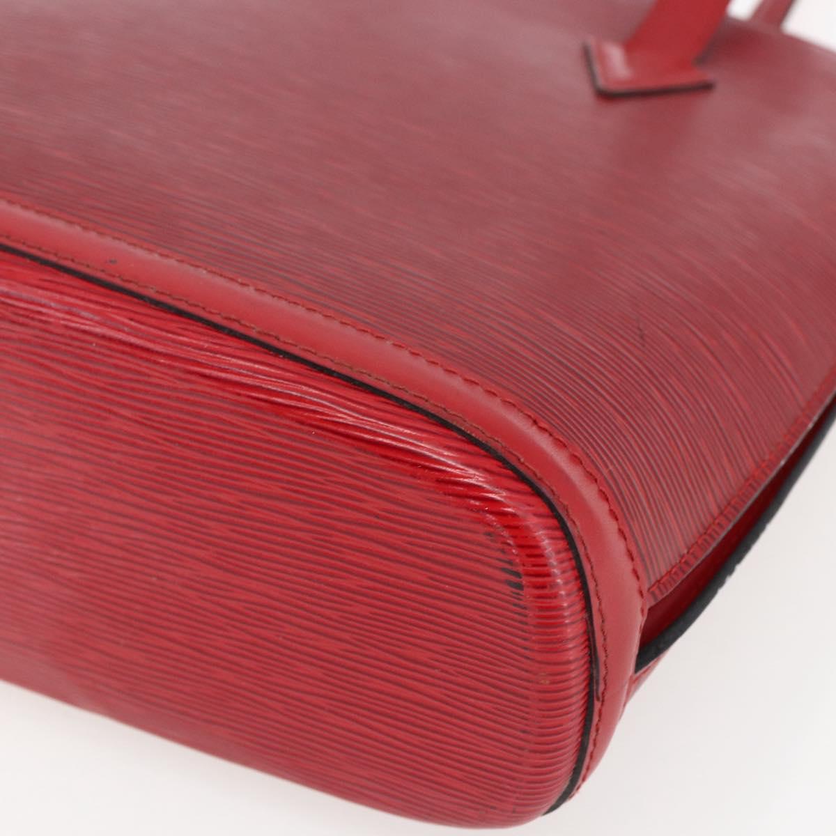LOUIS VUITTON Epi Lussac Shoulder Bag Red M52287 LV Auth 171689