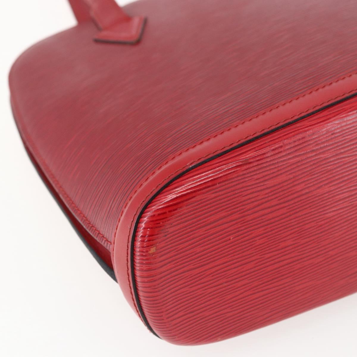LOUIS VUITTON Epi Lussac Shoulder Bag Red M52287 LV Auth 171689